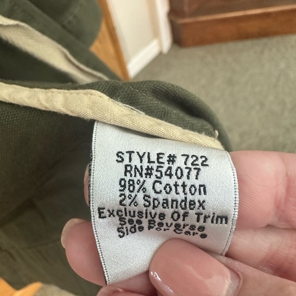 Cabi Military Style Utility Jacket Army Green Drawstring Size Large - Picture 6 of 11